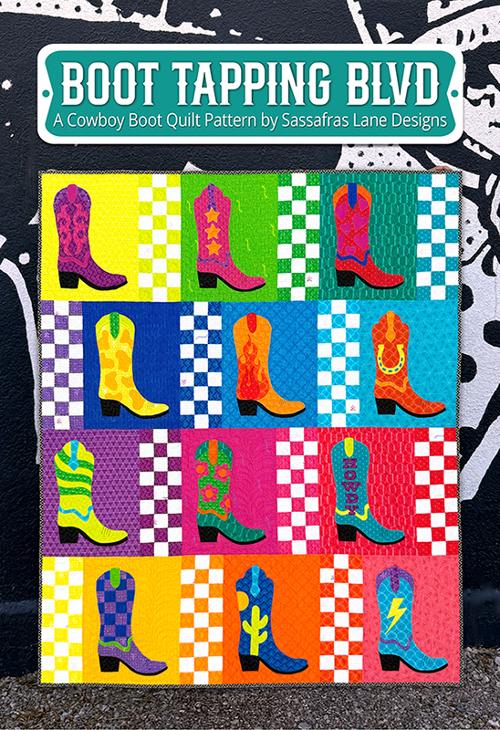 Paper Pattern - Boot Tapping Boulevard Quilt by Sassafras Lane