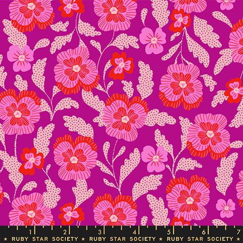 Hello Alice by Sarah Watts - Violets in Berry | Ruby Star Society