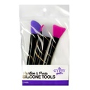 The Gypsy Quilter Position and Press Silicone Tools 4ct