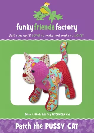 Paper Pattern - Patch The Pussy Cat by Funky Friends Factory