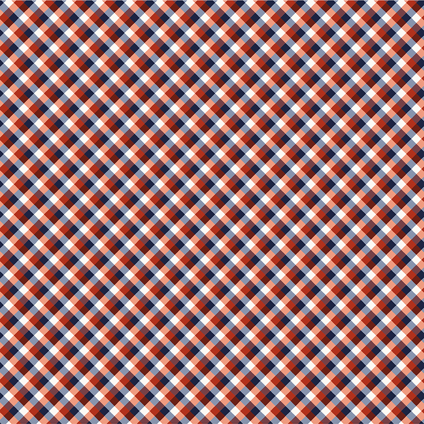 Front Porch by Allison Harris - Picnic Gingham in Red