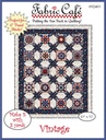 Paper Pattern -  Vintage 3 Yard Quilt by Fabric Cafe