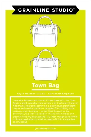 Paper Pattern - Town Bag by Grainline Studio