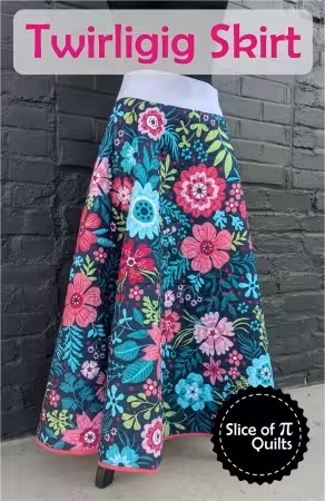 Paper Pattern - Twirligig Skirt by Slice of Pi Quilts