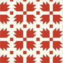 Perfect Points II by Whistler Studios - Bear Paw in Red