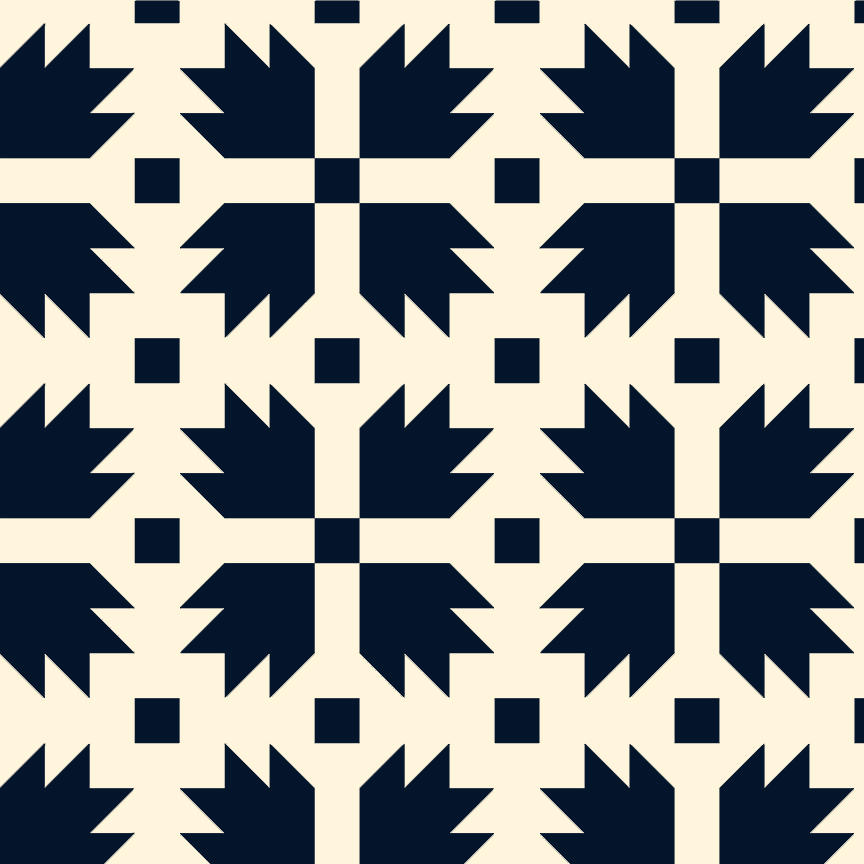 Perfect Points II by Whistler Studios - Bear Paw in Navy