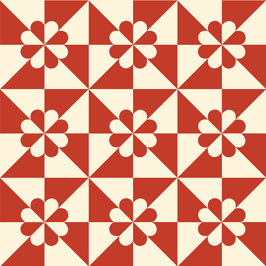 Perfect Points II by Whistler Studios - Hearts and Gizzards in Red