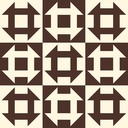 Perfect Points II by Whistler Studios - Churn Dash in Chocolate