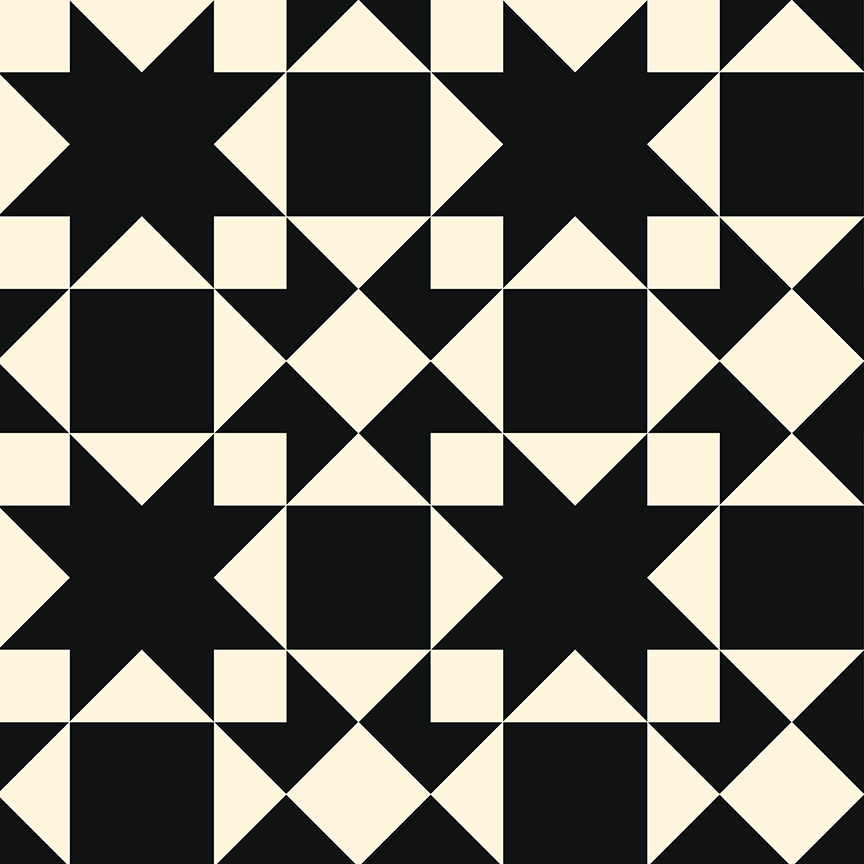 Perfect Points II by Whistler Studios - Sawtooth in Black