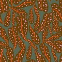 Calathea by Ruby Star Society – Overlapping Leaves in Cocoa