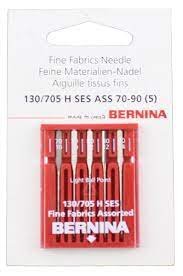 Bernina Fine Fabrics Assorted Needles 70-90 - 5pk