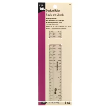 6in. Design Ruler by Dritz