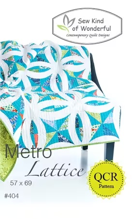 Paper Pattern - QCR Metro Lattice by Sew Kind of Wonderful