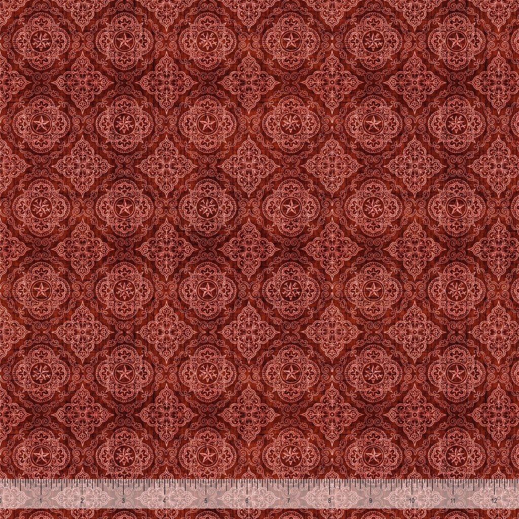 All Texas Shop Hop 2026 - Western Geo Medallions in Brick