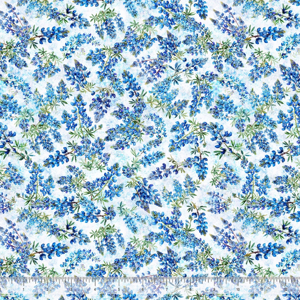 Pre-Sale Only - All Texas Shop Hop 2026 - Bluebonnets in White