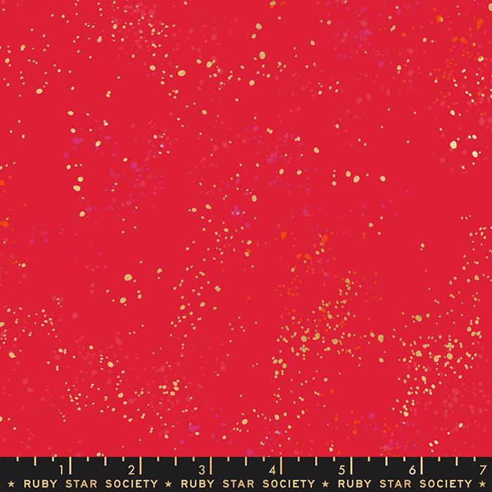 Speckled by Rashida Coleman Hale - Metallic Scarlet