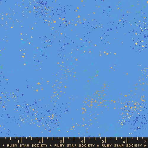 Speckled by Rashida Coleman Hale - Metallic Lindley Blue