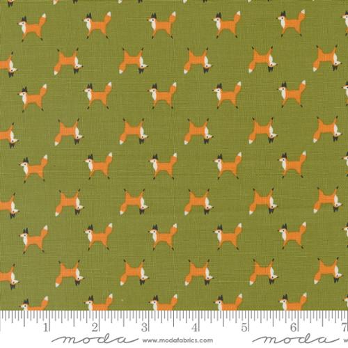 Woodland Wonder by Gingiber - Fox Trot in Fern