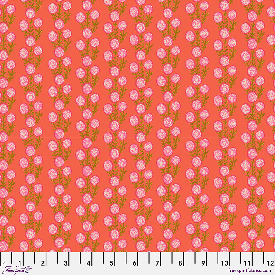 Floral Fiesta by Mia Charro - La Flor in Coral