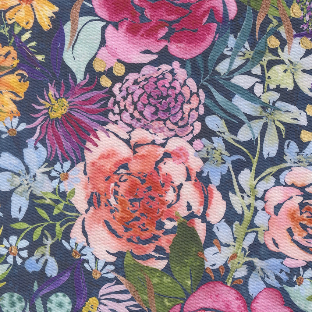 Soulstice by Create Joy Project - Midsummer Bloom in Navy