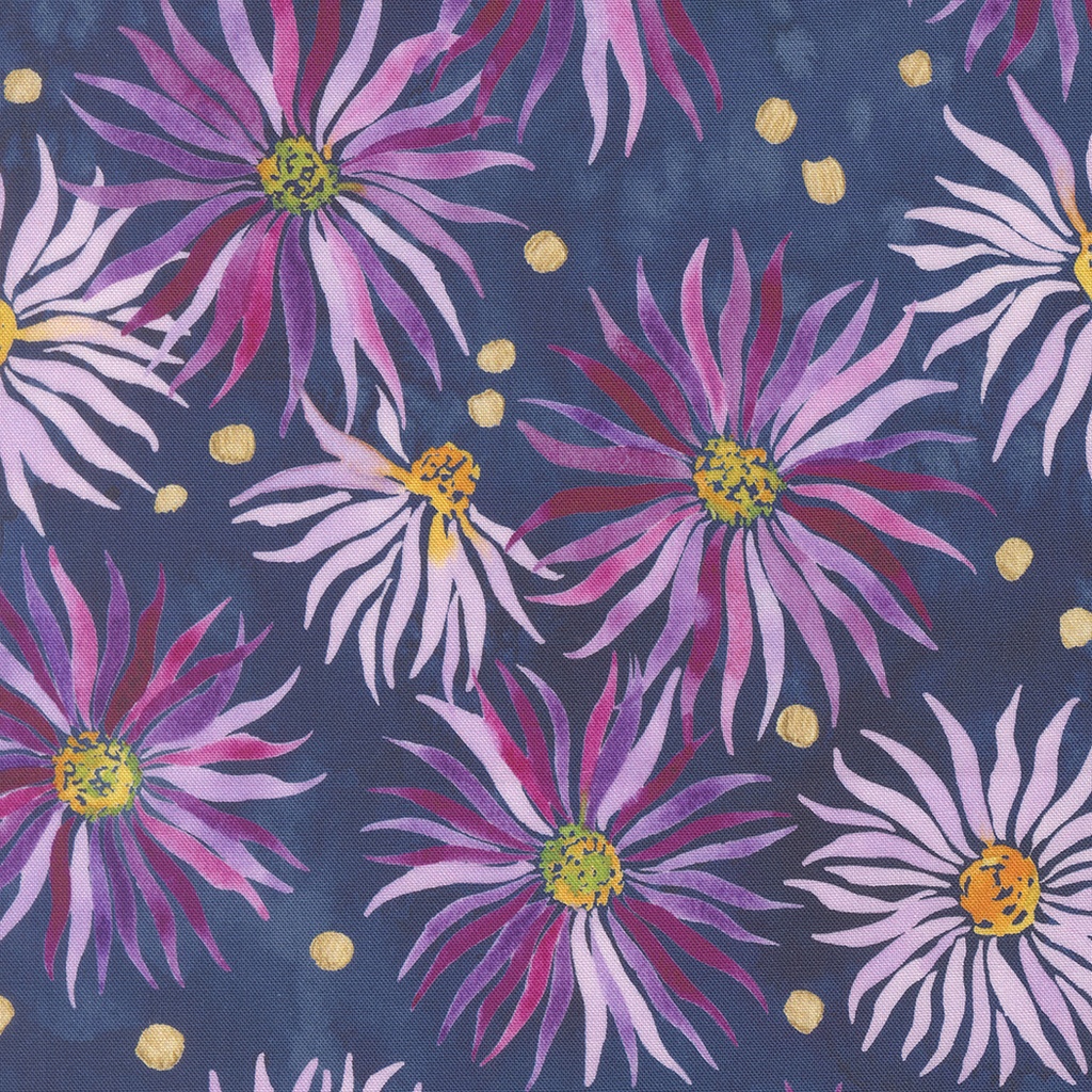 Soulstice by Create Joy Project - Wall Flower Florals in Navy