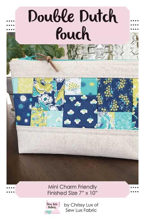Double Dutch Pouch by Sew Lux Fabric