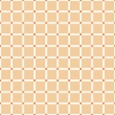 Cozy Cats by Kate Lower - Gingham in Peach