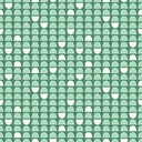 Cozy Cats by Kate Lower - Arched Geo in Spearmint