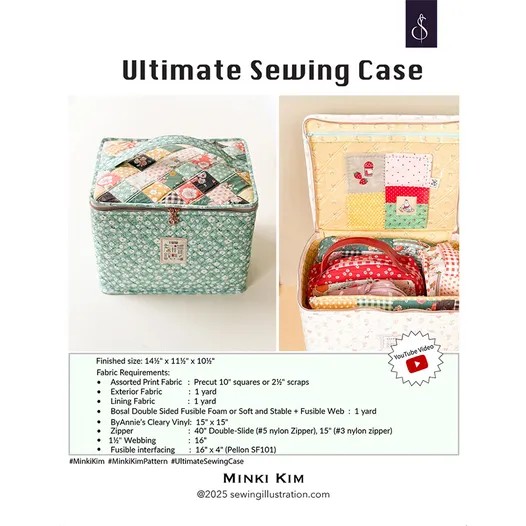 Ultimate Sewing Case Pattern by Minki Kim