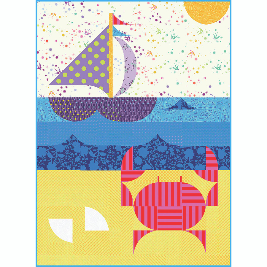Wall Hanging Kit - Posh Summer by Sew Kind of Wonderful