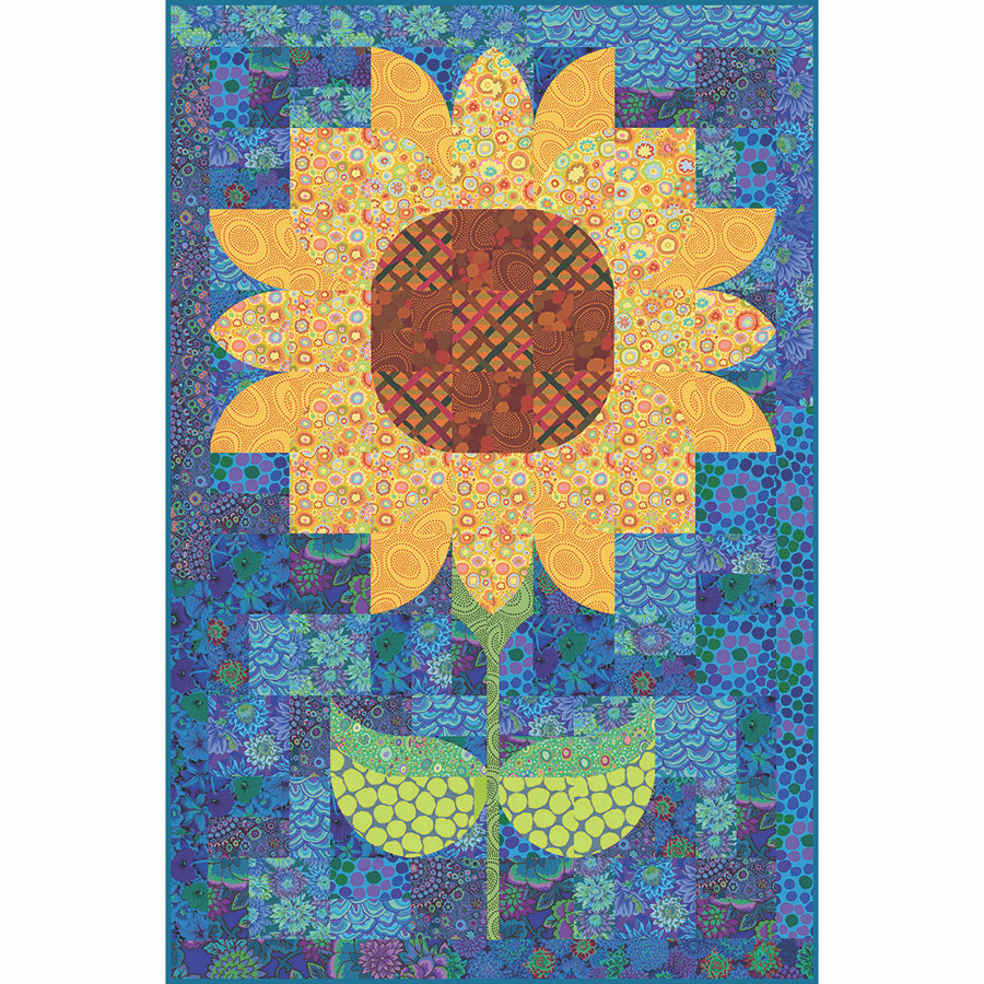 Wall Hanging Kit - Posh Sunflower by Sew Kind of Wonderful