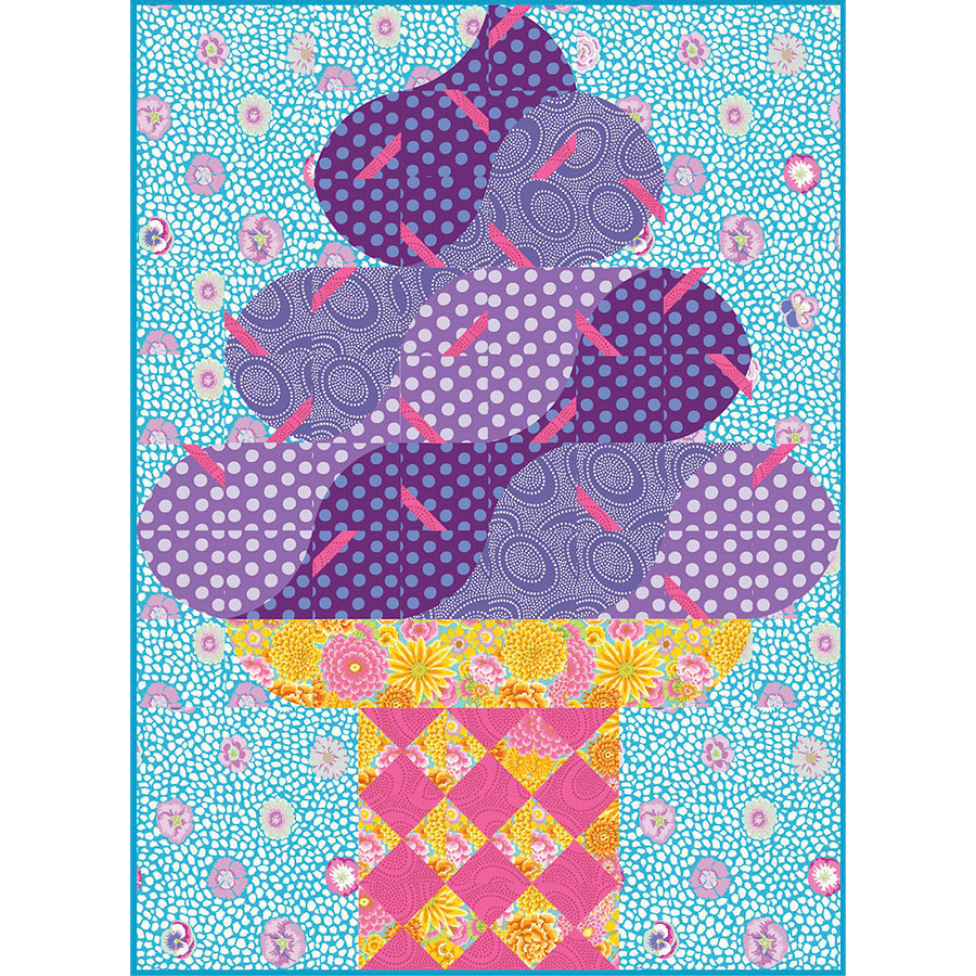 Wall Hanging Kit - Posh Swirl by Sew Kind of Wonderful