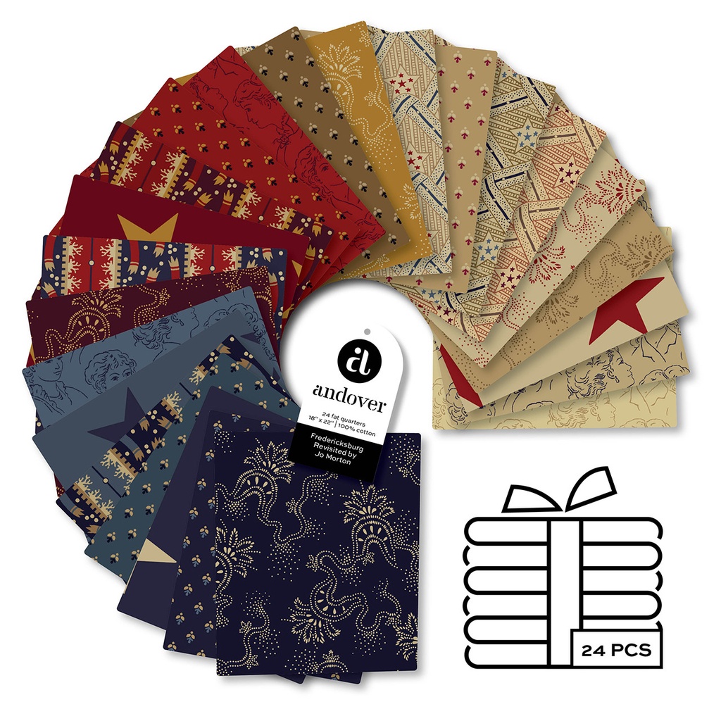 Fredericksburg Revisited by Jo Morton - 24 Piece Fat Quarter Bundle