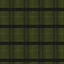 The Plaid One by Marcia Derse - Window Pane Plaid in Piney