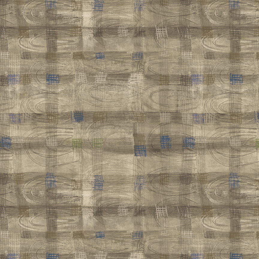 The Plaid One by Marcia Derse - Oyster Flats Plaid in Oyster Flats