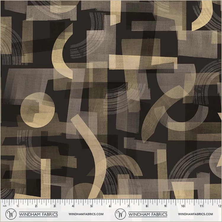Canvas & Co. by Windham Fabrics - Cliffs in Obsidian