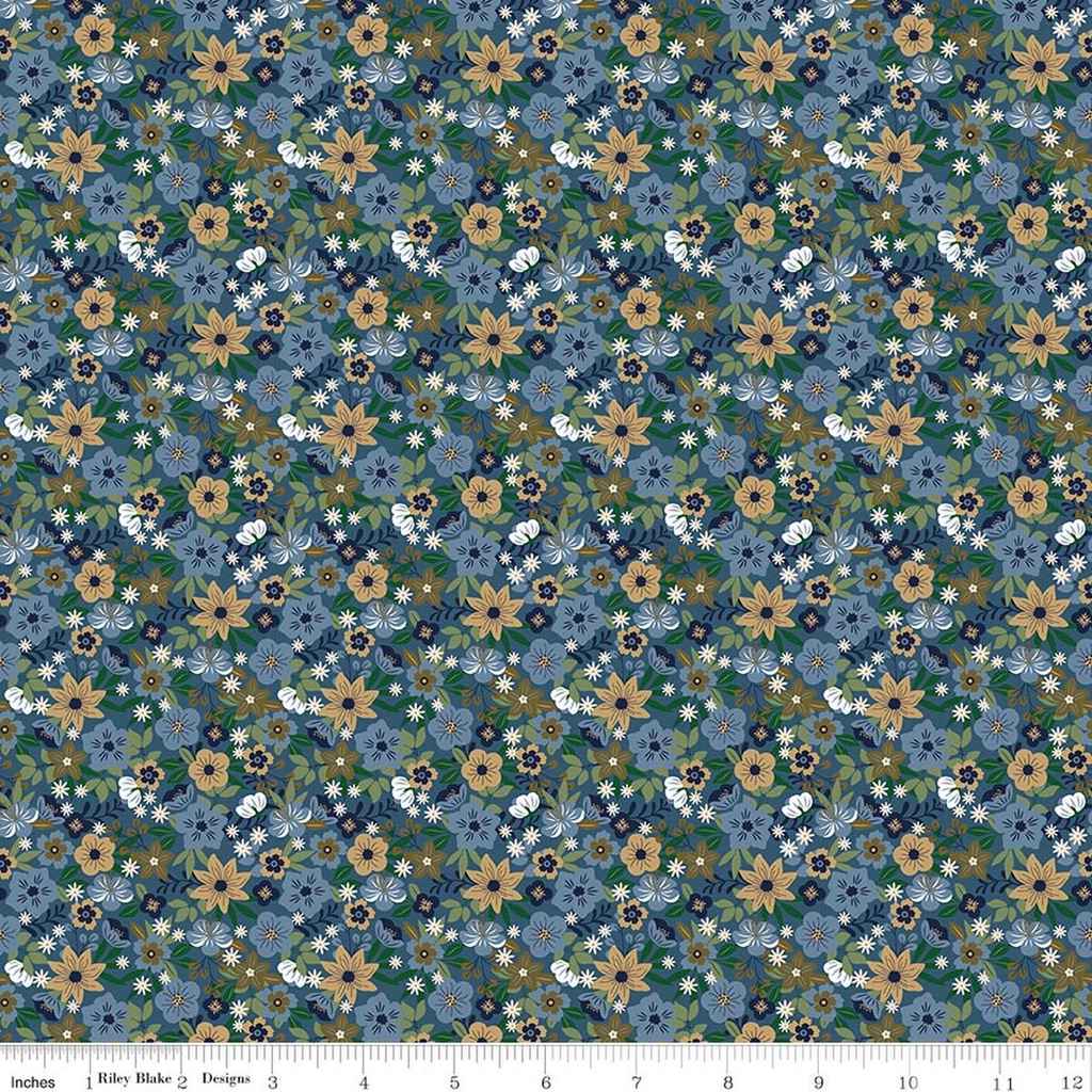 A Spoonful of Sugar by Jennifer Long - Park Garden in Blueberry
