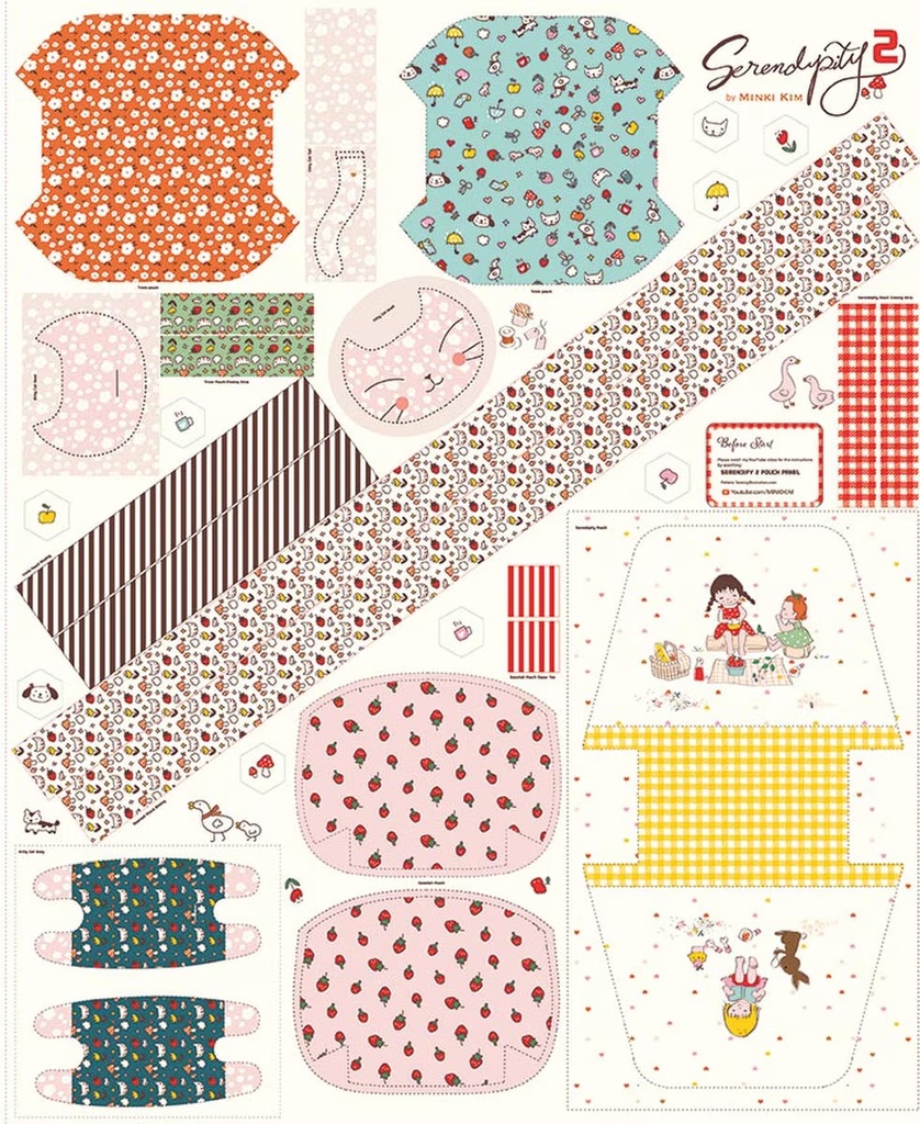 Serendipity 2 Pouch Panel by Minki Kim - 43.5" x 35.5"