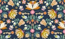 Serenade by Ink & Arrow - Folk Bouquet in Navy