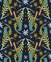 Serenade by Ink & Arrow - Perched Birds in Midnight