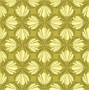 Serenade by Ink & Arrow - Hourglass Flowers in Avocado
