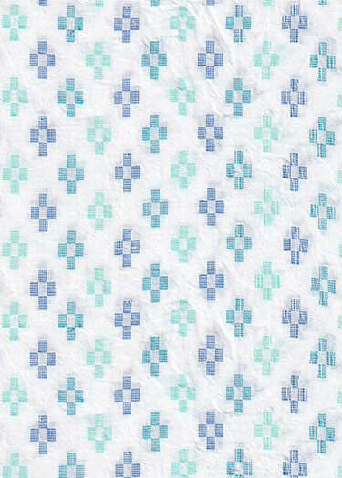 Intervals by Ghazal Razavi - Floral in Sea Glass