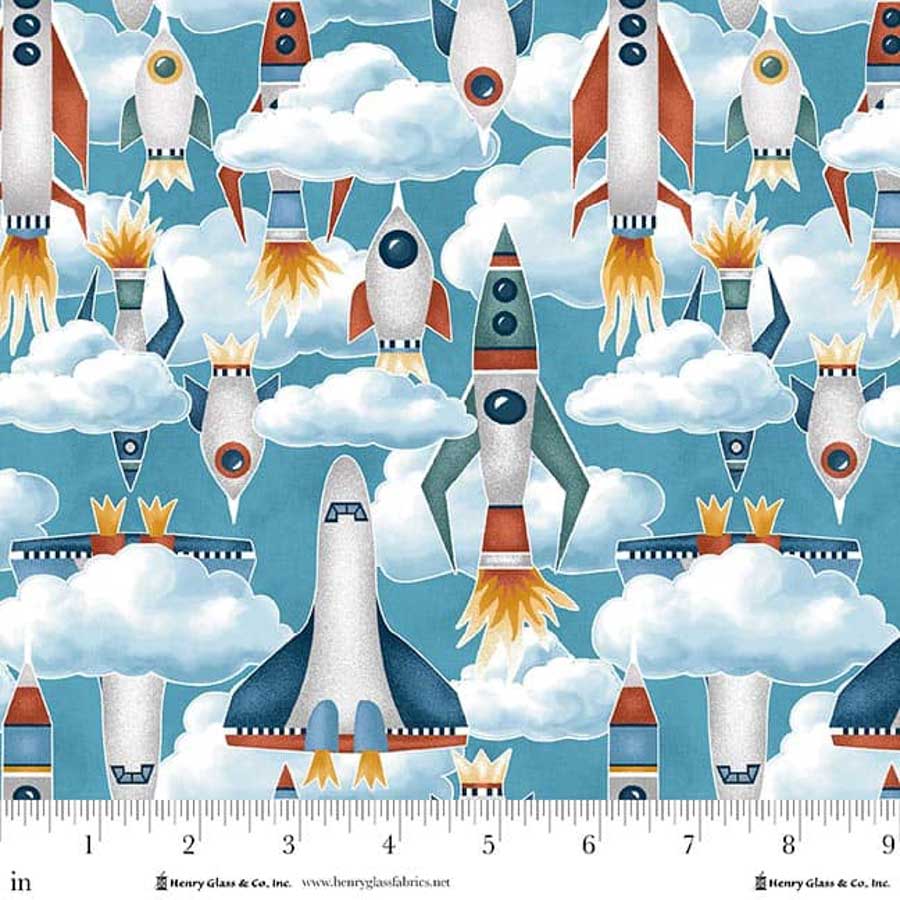 Milky Way-Glow by Kate Mawdsley - Rockets Launch in Blue