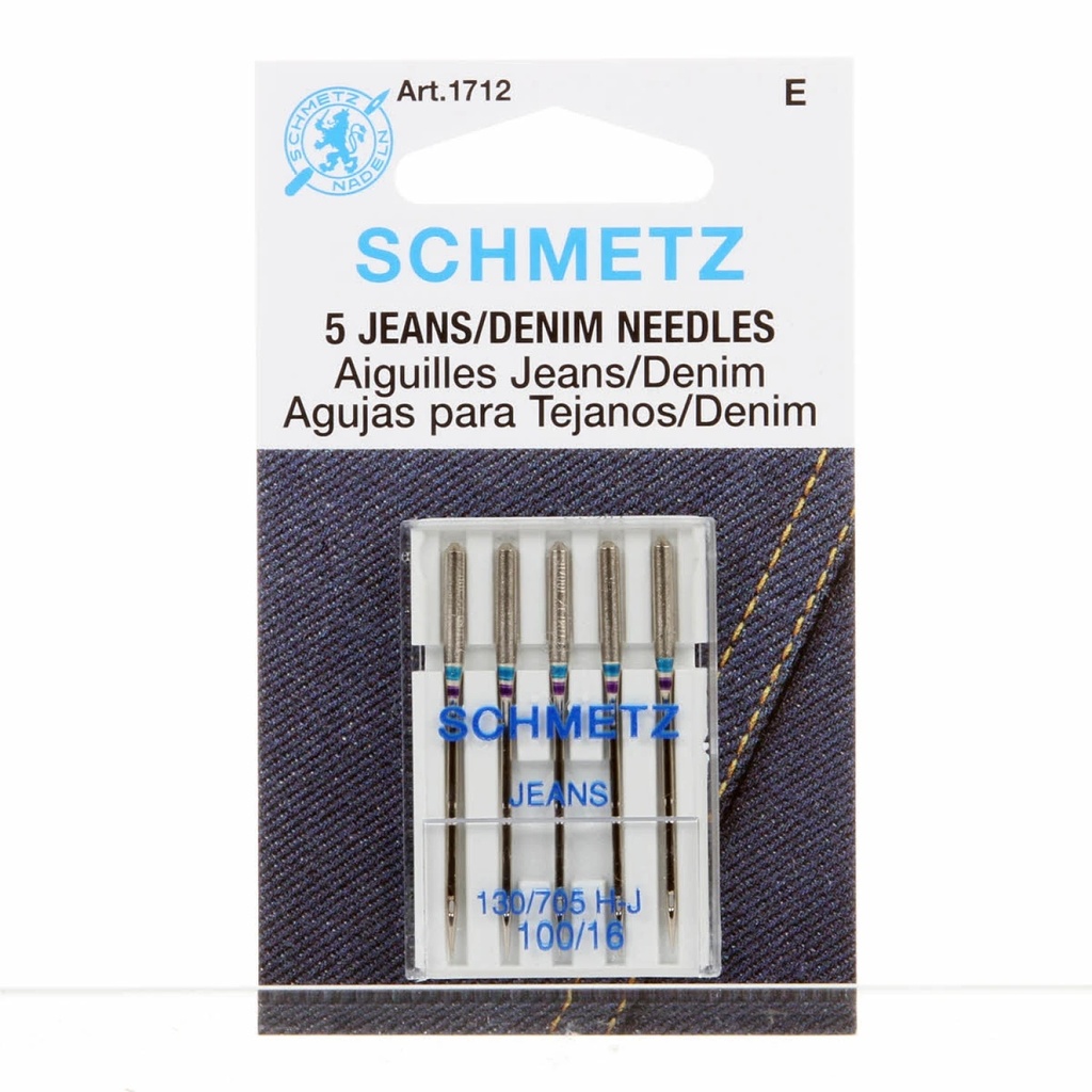 SCHMETZ Needles - Denim/Jean Size 100/16
