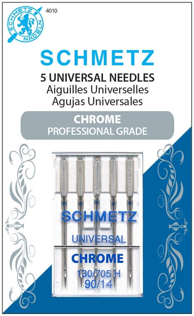 SCHMETZ Needles - Chrome Universal Size 90/14