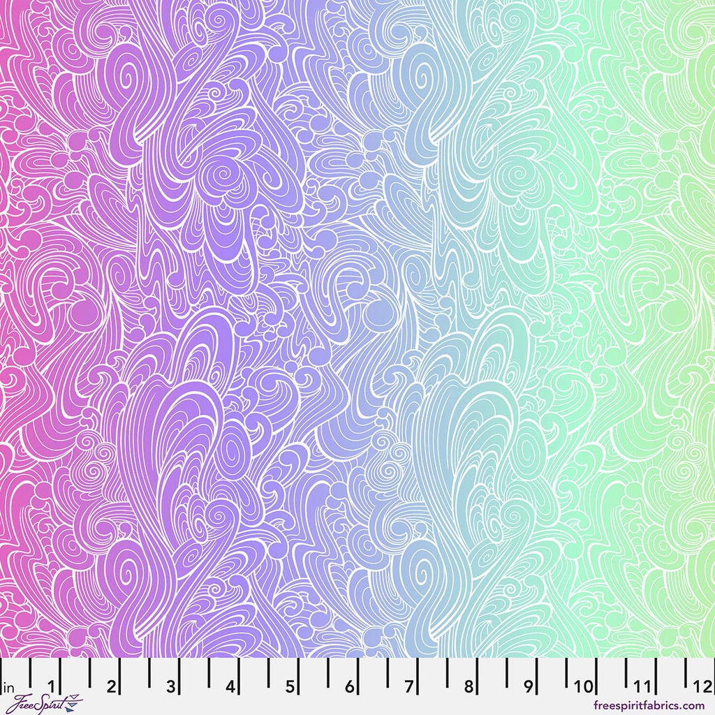 Floral Reef by Tula Pink - Riptide in Deep Dive