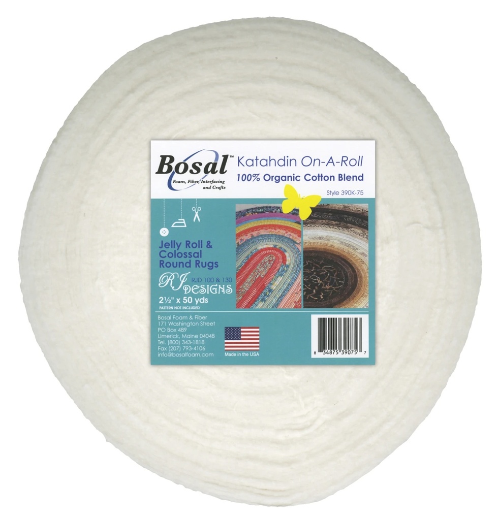 Bosal Katahdin Jelly Roll Batting Strip 2.5" x 50yd