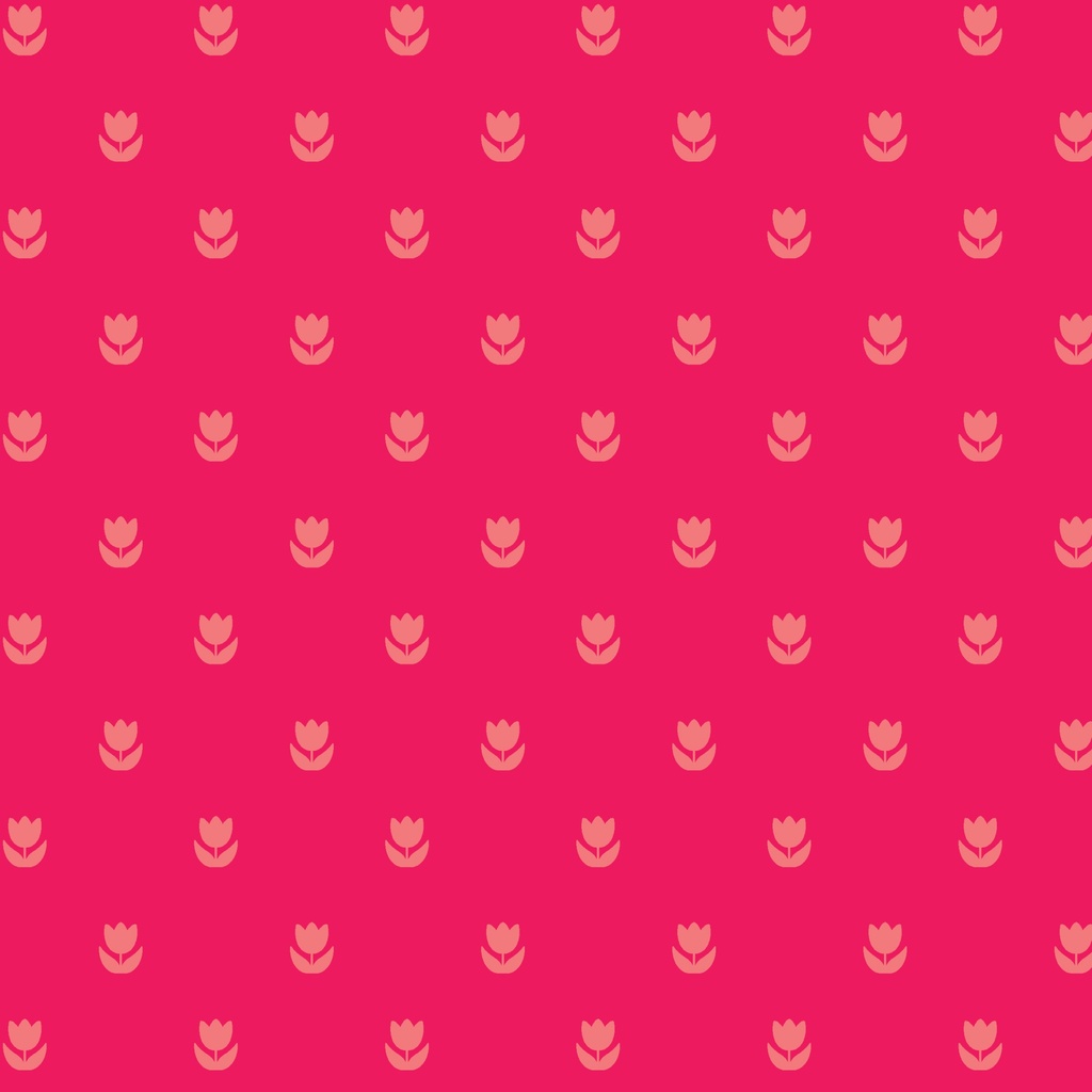 Blooming Garden by Cloud9 - Flower Fields in Fuschia