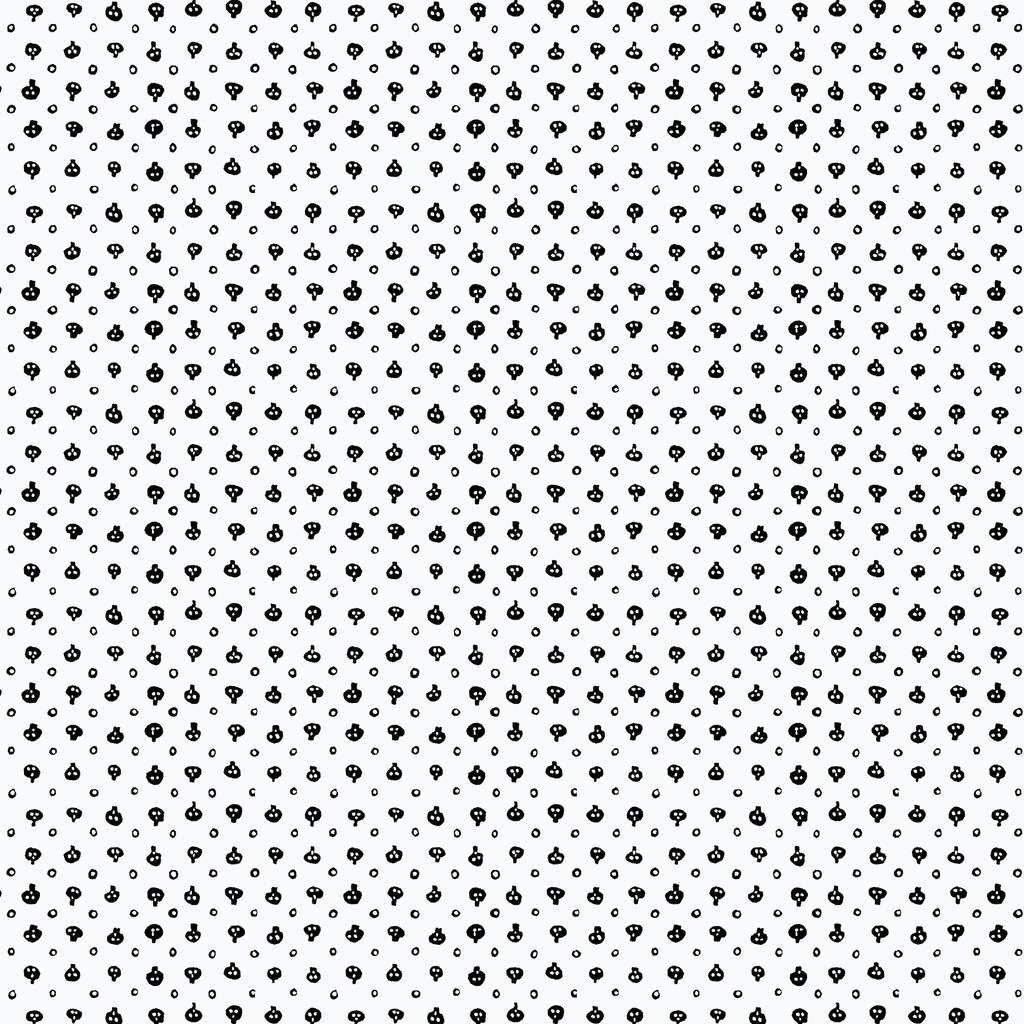 Dem Bones by Cloud9 Sarah Watson - Skull Dot in Black