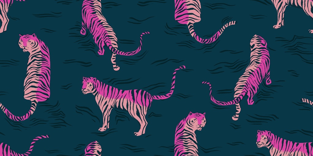 Poolside Too by Ruby Star - Tigress in Galaxy